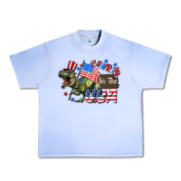 Grape Ice Rawrrr in the USA 4th of july Urban Heavy Tee - CowGirlArtShop