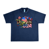 Navy Rawrrr in the USA 4th of july Urban Heavy Tee - CowGirlArtShop