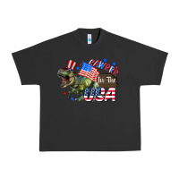Pigment Black Rawrrr in the USA 4th of july Urban Heavy Tee - CowGirlArtShop