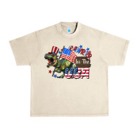 Sandshell Rawrrr in the USA 4th of july Urban Heavy Tee - CowGirlArtShop