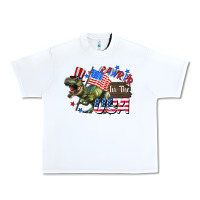 White Rawrrr in the USA 4th of july Urban Heavy Tee - CowGirlArtShop