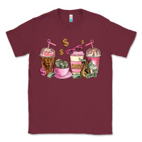 Burgundy boss lady coffee cups Classic Tee - AdoDesignShop