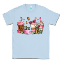 Dusty Blue boss lady coffee cups Classic Tee - AdoDesignShop
