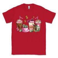 Red boss lady coffee cups Classic Tee - AdoDesignShop