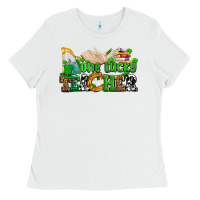 White one lucky teacher Ladies Tee - AdoDesignShop
