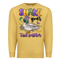 Antique Gold shake your tail feather mardi gras Premium Sweatshirt - MaliasSmallBusiness