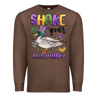 Chestnut shake your tail feather mardi gras Premium Sweatshirt - MaliasSmallBusiness