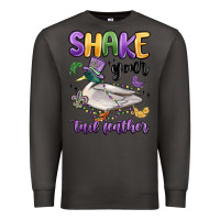 Smoke shake your tail feather mardi gras Premium Sweatshirt - MaliasSmallBusiness