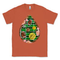 Copper american football and western roses teardrop Classic Tee - BundleAndBundleShop