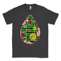 Smoke american football and western roses teardrop Classic Tee - BundleAndBundleShop