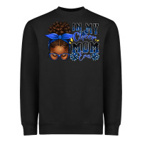Black in my cheer mom era afro messy bun Heavyweight Sweatshirt - texasbilliewilder