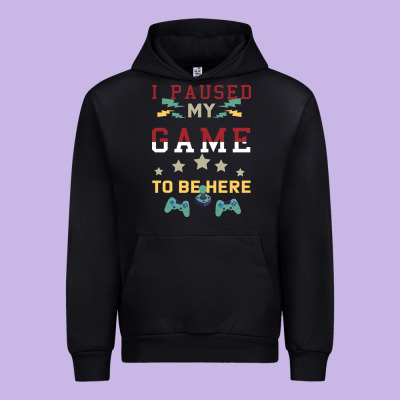 I Paused My Game To Be Here Urban Hoodie Designed By Bettercallsaul
