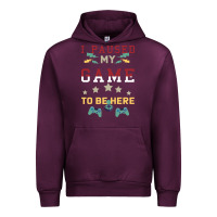 Mauve Wine I Paused My Game To Be Here Urban Hoodie - Bettercallsaul
