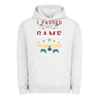 Pigment Lunar Rock I Paused My Game To Be Here Urban Hoodie - Bettercallsaul