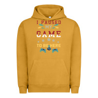 Pigment Peanut Butter I Paused My Game To Be Here Urban Hoodie - Bettercallsaul