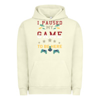 Pigment Pistachio I Paused My Game To Be Here Urban Hoodie - Bettercallsaul