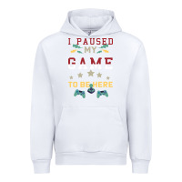 White I Paused My Game To Be Here Urban Hoodie - Bettercallsaul