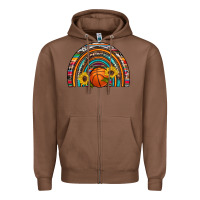 Chestnut basketball rainbow Zipper Hoodie - Artiststas