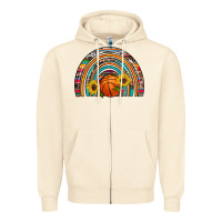 Sandshell basketball rainbow Zipper Hoodie - Artiststas