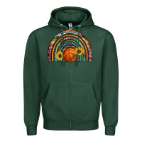 Sports Green basketball rainbow Zipper Hoodie - Artiststas