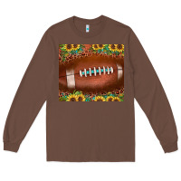 Chestnut football leopard turquoise sunflower Long Sleeve Tee - JahusDesignShop
