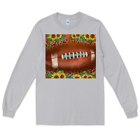 Moon Dust football leopard turquoise sunflower Long Sleeve Tee - JahusDesignShop