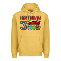 Antique Gold birthday boy 3 Premium Hoodie - BundleAndBundleShop