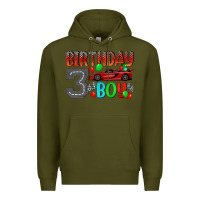 Army Green birthday boy 3 Premium Hoodie - BundleAndBundleShop