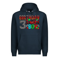 Navy birthday boy 3 Premium Hoodie - BundleAndBundleShop