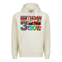 Oatmeal Heather birthday boy 3 Premium Hoodie - BundleAndBundleShop
