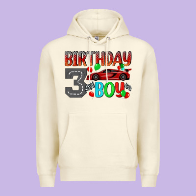 Birthday Boy 3 Premium Hoodie Designed By Bundleandbundleshop