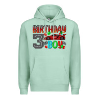 Seafoam birthday boy 3 Premium Hoodie - BundleAndBundleShop
