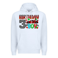 White birthday boy 3 Premium Hoodie - BundleAndBundleShop