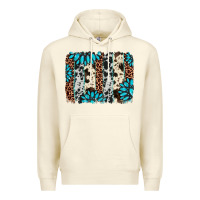 Sandshell gemstone leopard cowhide brushstroke Premium Hoodie - AdoDesignShop