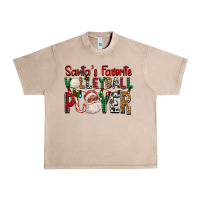 French Oak afro santa's favorite volleyball player for christ Urban Heavy Tee - FaDigitalArtStudio
