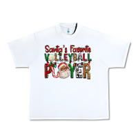 White afro santa's favorite volleyball player for christ Urban Heavy Tee - FaDigitalArtStudio