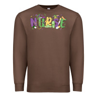 Chestnut nurse mardi gras Premium Sweatshirt - MaliasSmallBusiness