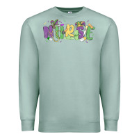 Seafoam nurse mardi gras Premium Sweatshirt - MaliasSmallBusiness