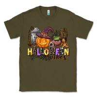 Army Green halloween vibes Classic Tee - AdoDesignShop
