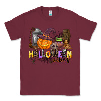 Burgundy halloween vibes Classic Tee - AdoDesignShop