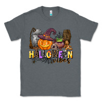 Charcoal Heather halloween vibes Classic Tee - AdoDesignShop