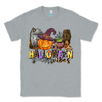 Heather Grey halloween vibes Classic Tee - AdoDesignShop