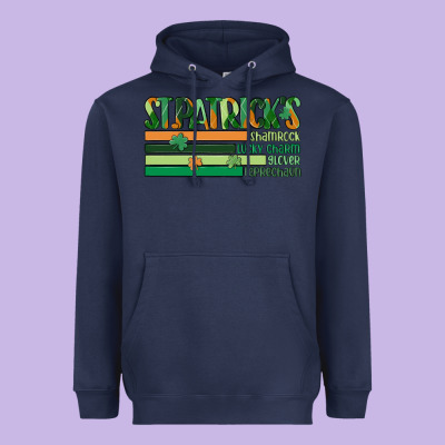St. Patrick's Day Heavyweight Hoodie Designed By Maliassmallbusiness