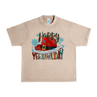 French Oak happy yeehawliday Urban Heavy Tee - CowhideDigitalArt