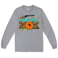 Heather Grey trap shooting mom Long Sleeve Tee - AdoDesignShop