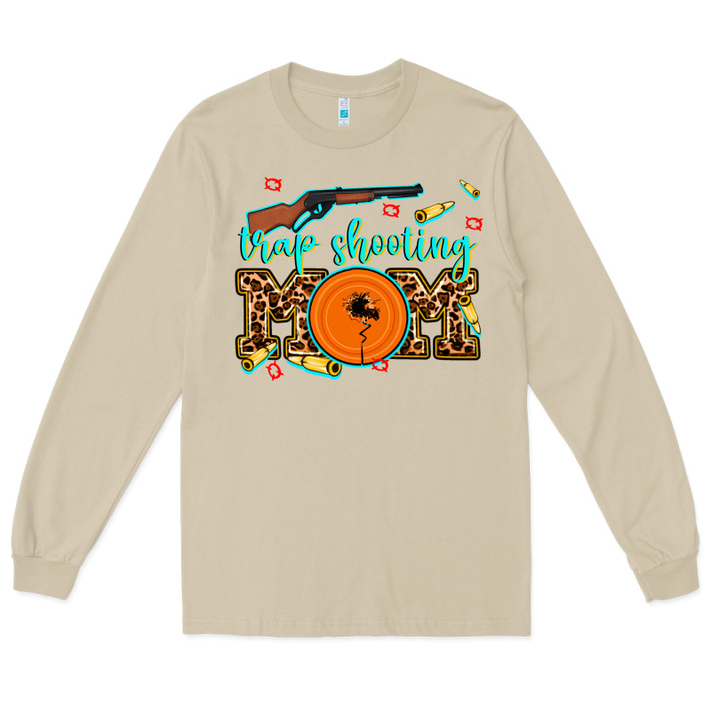 Trap Shooting Mom Long Sleeve Tee by AdoDesignShop | Teevron
