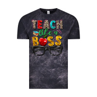 Cloud Black teach like a boss Vintage Tee - Zillion Design Studio