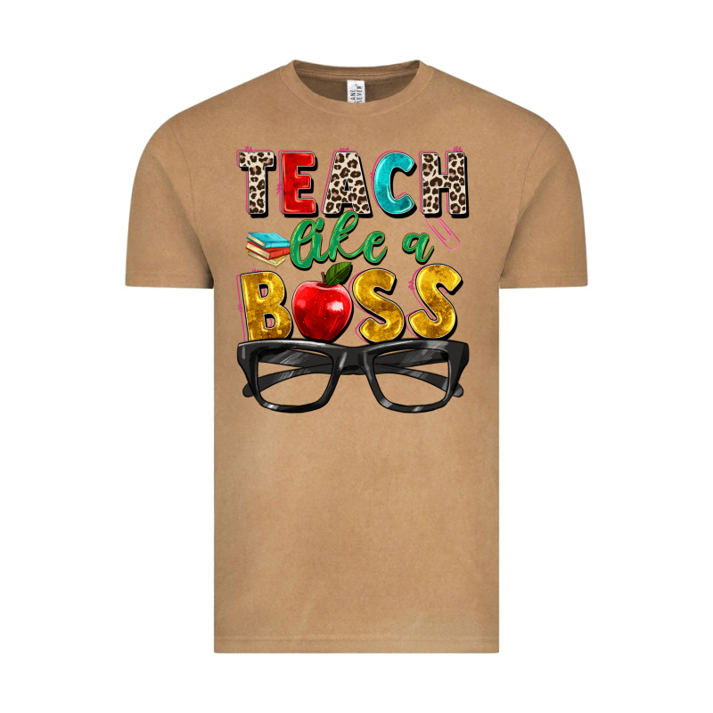Teach Like A Boss Vintage Tee by Zillion Design Studio | Teevron