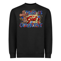 Black this is god's country Heavyweight Sweatshirt - Zillion Design Studio
