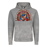 Cloud Rock football rainbow Vintage Hoodie - Zillion Design Studio